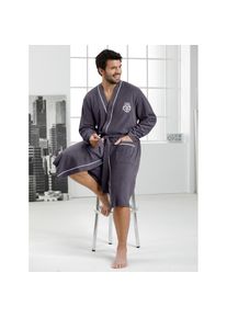 feel good , Bademantel , grafit , 80% Baumwolle, 20% Polyester , 48/50