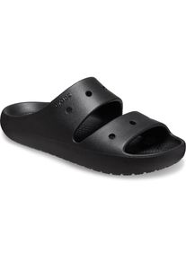 Crocs , Badepantolette »Classic Sandal V2« Sommerschuh, Poolslides, Schlappen, zum Schlupfen , schwarz , 45 , 45 , Bequeme Pantolette für Freizeit...