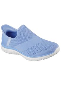 Skechers , Slip-On Sneaker »VIRTUE-SLEEK«, Slipper, Freizeitschuh mit gepolstertem Heel-Pillow Fersenkissen , hellblau , 38 , 38 , Ein Must Have...