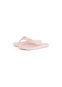 Tommy Hilfiger , Zehentrenner »HILFIGER WEBBING BEACH SANDAL«, Sommerschuh, Flats, Bequemschuh, Dianette mit zweifarbiger Sohle , rose , 41 , 41 ,...