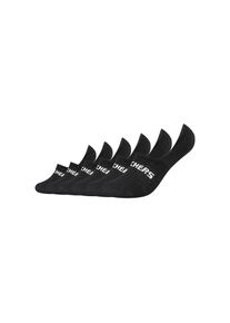 Skechers , Füßlinge »Invisible Mesh Ventilation«, (6 Paar), No Show Socks, druckfreier Bund, atmungsaktiv , schwarz , 47-49 , 47-49 , Füßlinge von...