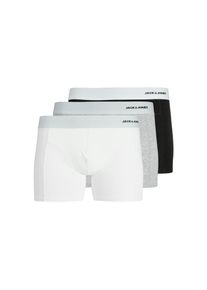 Jack & Jones Jack & Jones , Trunk »JACSENSE BAMBOO TRUNKS 3 PACK SN«, (Packung, 3 St.) , White Pack:LGM - Black , XXL , XXL , Elastische Boxershorts von Jack &...