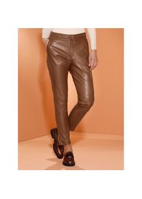 CRÉATION L Creation L , Lederhose , cognac , Kurzgrößen , 20 -Kurzgrößen , 20 , weiches Lamm-Nappaleder