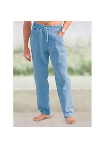 CLASSIC , Damen , Schlupfhose , blue-bleached , 25 , Ziernähte