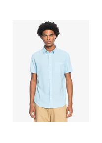 Quiksilver , Kurzarmhemd »Time Box« , Airy Blue , US-Größen , S -US-Größen , S , Stoff: Popeline-Baumwollstoff