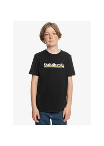 Quiksilver , Jugendliche , T-Shirt »All Lined Up« , Black , 10(140-148cm) , 10(140-148cm) , Stoff: Leichter Baumwolljersey