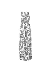 Lascana , Maxikleid mit verstellbarem Ausschnitt im Alloverdruck, Sommerkleid, Strandkleid , schwarz-weiß-bedruckt , N-Gr , 36 -N-Gr , 36 ,...