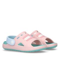 Tommy Hilfiger , Badeschuh, Clog, Wasserschuh, Slides zum Baden , rosa-hellblau-türkis , 29 , 29 , Sandale von Tommy Hilfiger zum Baden und an den...