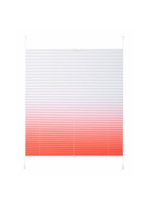 my home , Plissee »Ombré« Lichtschutz ohne Bohren verspannt Fixmaß, Farbverlauf, Klemmträger , apricot , Obermaterial: 100% Polyester , 130 cm