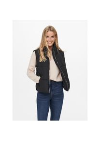 Jacqueline de Yong JDY , Steppweste »NEWERICA SHORT WAISTCOAT OTW NOOS« , Black Detail:SILVER ZIPPER , S (36) , S (36) , Kurze Pufferweste von JDY
