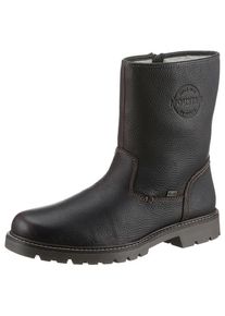 Rieker, Herren, Winterstiefel mit wasserabweisender RiekerTEX-Membran, dunkelbraun, 43, dunkelbraun, Mit Kontrastnaht an der Sohle