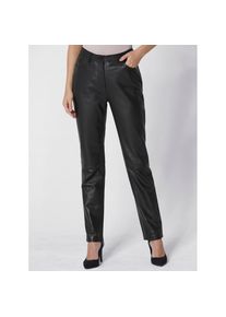 CREATION L PREMIUM, Damen, Lederhose, schwarz, Kurzgr&ouml;&szlig;en, 23 -Kurzgr&ouml;&szlig;en, schwarz, reines Lammnappa-Leder
