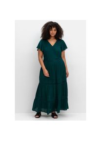 sheego by Joe Browns , Damen , Maxikleid »Maxikleid« , petrol , Normalgrößen , 56 -Normalgrößen , 56
