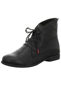 Think! , Schnürstiefelette »AGRAT«, mit Schurwolle , schwarz , 37 , 37 , Elegante Stiefelette mit extravaganter Ferse
