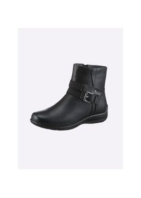 Casual Looks, Damen, Stiefelette, schwarz, 39, schwarz, Weite F