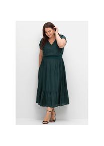 sheego , Damen , Maxikleid »Maxikleid« , petrol , Normalgrößen , 58 -Normalgrößen , 58