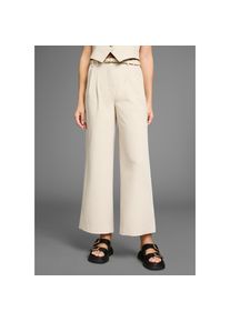 Laura Scott, Damen, Bundfaltenhose mit weitem Bein, beige, N-Gr, 44 -N-Gr, beige, Bundfaltenhose von Laura Scott