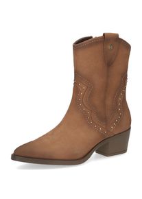 Caprice , Cowboy Stiefelette, Blockabsatz, Westernstiefelettte, Westernboots mit Nieten verziert , camelfarben used , 36 , 36 , Coyboy-Stiefelette...