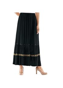 CRÉATION L creation L , Damen , Maxirock , schwarz , 50 , 50 , reine Viskose