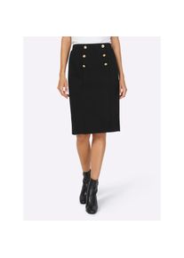 Heine , Jerseyrock , schwarz , 50 , 50 , formstabile Jersey-Qualität