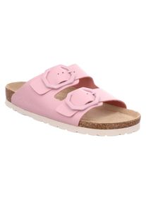Rohde , Pantolette »ALBA«, Schlappen, Sommerschuh, Hausschuh, Strandschuh mit Softfußbett , altrosa , 35 , 35 , Sommerliche Pantolette mit zwei...