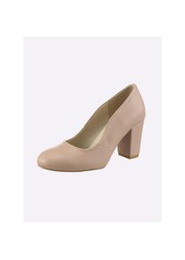 Andrea Conti , Pumps , beige , 40 , 40 , aus Synthetikmaterial in Nappa-Optik