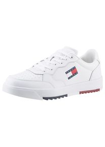Tommy Jeans , Herren,Damen , Sneaker »TJM RETRO ESS« mit TOMMY Markenlogo, Freizeitschuh, Halbschuh, Schnürschuh , weiß , 40 , 40 , Sportiver...