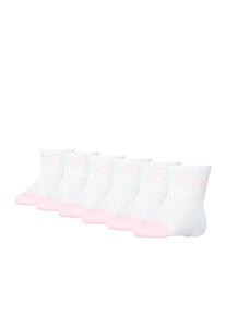 Puma , Socken »BABY MINI CATS SOCK 6P ECOM« 6 Paar, Logo , white / pink , 19-22 , 19-22 , Baby-Socken von Puma