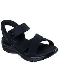 Skechers , Sandale »EASY GOING-SOMEWHERE SUNNY«, Schlupfschuh, Plateausandale mit Slip-ins Funktion , schwarz , 36 , 36 , Skechers Sandale in...