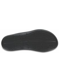 Crocs, Damen, Badepantolette &raquo;Swiftwater Sandal&laquo; , Sommerschuh, Badeschuh, Poolslides, genoppte Innensohle, schwarz, 37, schwarz, Modische Pantolette 