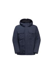 Jack Wolfskin, Herren, Winterjacke &raquo;TEXTOR UTILITY JKT M&laquo; mit Kapuze, night-blue, S (48), night-blue, W&auml;rmende Primaloft-F&uuml;llung
