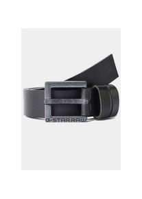 G-Star Raw G-STAR, Herren, Lederg&uuml;rtel &raquo;New Duko Belt&laquo;, dk black, dk black, Lederg&uuml;rtel von G-STAR
