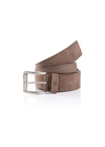 Tom Tailor, Herren, Lederg&uuml;rtel &raquo;TTJAY&laquo; mit silberfarbener Schlie&szlig;e, braun, braun, Herrenlederg&uuml;rtel von Tom Tailor