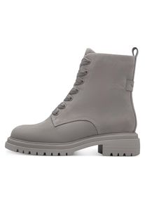 Tamaris , Schnürboots, Blockabsatz, Schnürstiefelette mit Touch It-Ausstattung , hellgrau , 41 , 41 , Zeitlose Stiefelette mit zweckmäßigem...