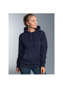 TRIGEMA, Damen, Kapuzensweatshirt &raquo;TRIGEMA Hoodie aus Sweatqualit&auml;t&laquo;, navy, S, navy, Klassischer Schnitt Unisex