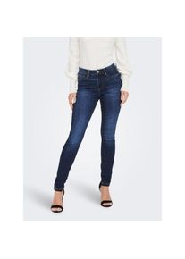 Only , Skinny-fit-Jeans »ONLWAUW MID SK DNM BJ581 NOOS« , Dark Blue Denim , Länge 32 , M (38) -Länge 32 , M (38) , Skinny-fit-Jeans, die deine...
