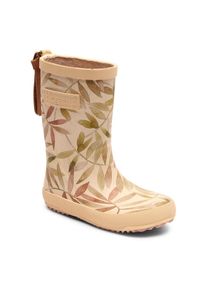 bisgaard , Gummistiefel »fashion«, Regenstiefel, Matsch-Schuh in normaler Weite , beige leaves - Blättermotiv , 27 , 27 , Modischer Gummistiefel...