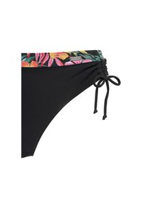 Venice Beach, Damen, Bikini-Hose &raquo;Summer&laquo; in h&ouml;her geschnittener Form, schwarz-bedruckt, N-Gr, 36 -N-Gr, schwarz-bedruckt, Bedruckter Einsatz im 