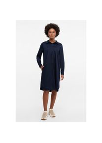Eterna , Blusenkleid »LOOSE FIT« , navy , Normalgrößen , 44 -Normalgrößen , 44 , Revers-Kragen