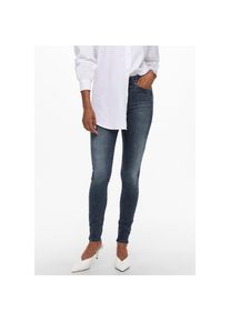 Only , Skinny-fit-Jeans »ONLWAUW LIFE MID SK DNM« , blue black denim , Länge 30 , XL (42) -Länge 30 , XL (42) , Skinny-Fit Jeans mit Mid Waist für...