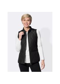 Classic Basics, Damen, Steppweste, schwarz, 40, schwarz, attraktives Steppmuster