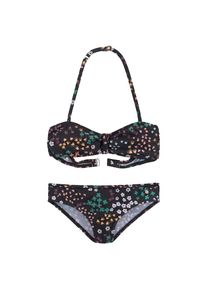 s.Oliver , Bandeau-Bikini »Milly Kids«, mit Blumendruck , bedruckt , N-Gr , 134/140 -N-Gr , 134/140 , Trendiger Blümchendruck