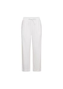 Freequent, Damen, 7/8-Hose &raquo;FQLAVA-ANKLE-PA&laquo; aus Leinen und mit Kordelzug, Brilliant white, N-Gr, XL -N-Gr, Brilliant white, Weite Leinenhose f&uuml;r 