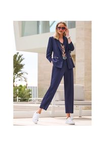 Heine, Damen, Hosenanzug, marine, Normalgr&ouml;&szlig;en, 46 -Normalgr&ouml;&szlig;en, marine, klassische Nadelstreifen