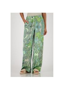 monari, Damen, Palazzohose mit Paisleymuster, gr&uuml;n gemustert, N-Gr, 34 -N-Gr, gr&uuml;n gemustert, Wide Leg Hose mit trendigem Paisleymuster von monari