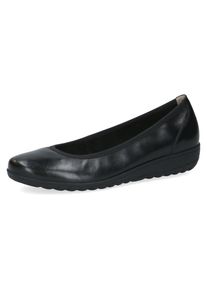 Caprice , Ballerina, Keilpumps, Slipper mit Walking on Air Bubble Sohle , schwarz , 36 , 36 , Ballerina in bequemer Weite F
