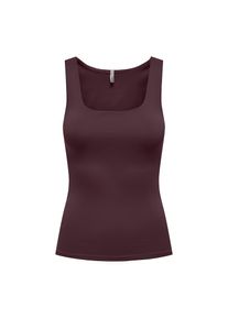 Only , Tanktop »ONLEA S/L 2-WAYS FIT TOP JRS NOOS« , Winetasting , S (36) , S (36) , Tanktop von Only