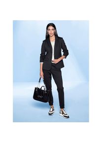 Heine , Damen , Hosenanzug , schwarz , Normalgrößen , 44 -Normalgrößen , 44 , modischer Hosenanzug