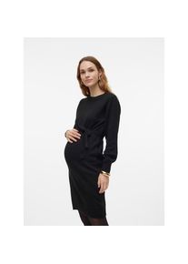 MAMALICIOUS, Damen, Umstandskleid &raquo;MLNEWANNE L/S ABK KNIT DRESS A. NOOS&laquo;, Black, N-Gr, L -N-Gr, Black, Kurzes Kleid von MAMALICIOUS