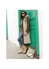 Heine, Damen, Steppweste, sand, 36, sand, aus kuscheliger Teddy-Ware